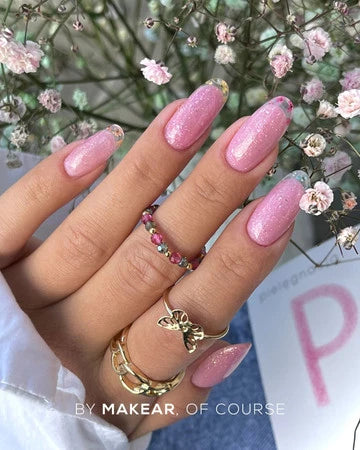 Gel Costruttore Gel&Go GG23 Glitter Rose by Makear