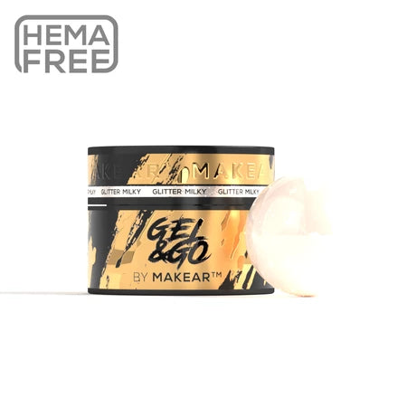 Gel Costruttore Gel&Go GG20 Glitter Milky by Makear