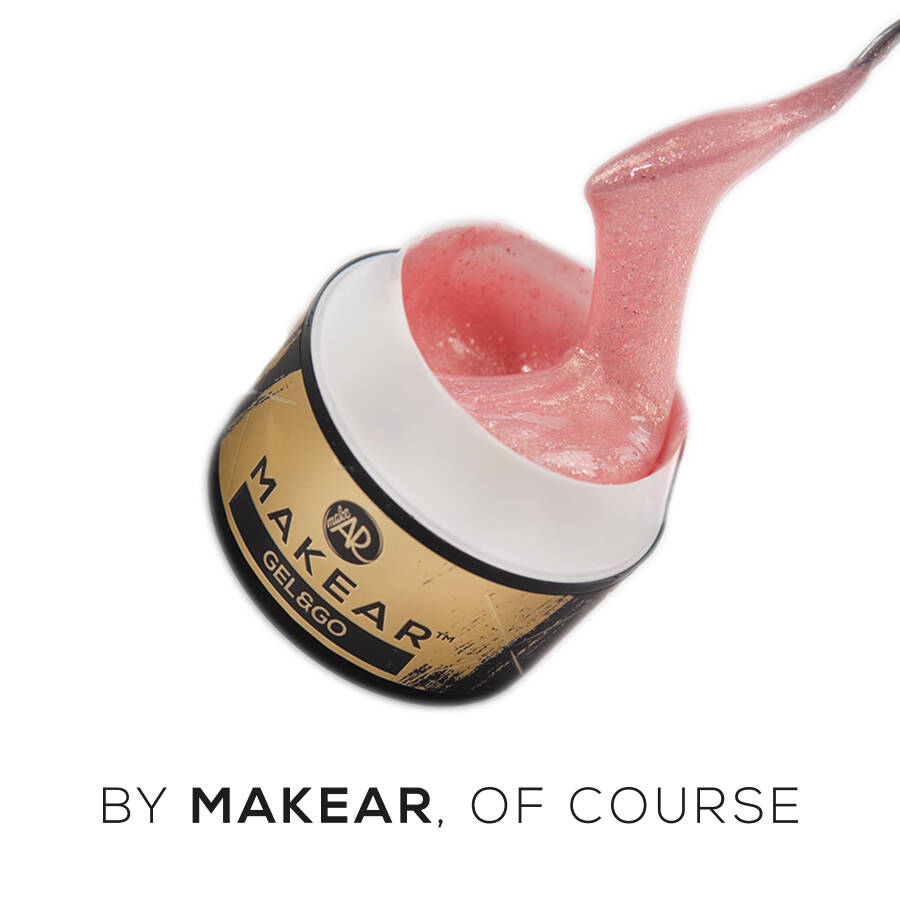 Gel Costruttore Gel&GO GG22 Glitter Pink by Makear