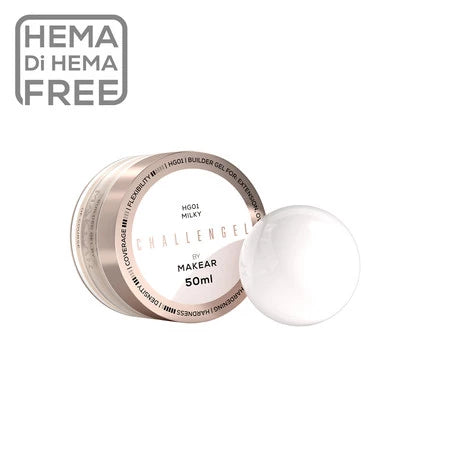 Gel Costruttore ChallenGel HG01 Milky by Makear