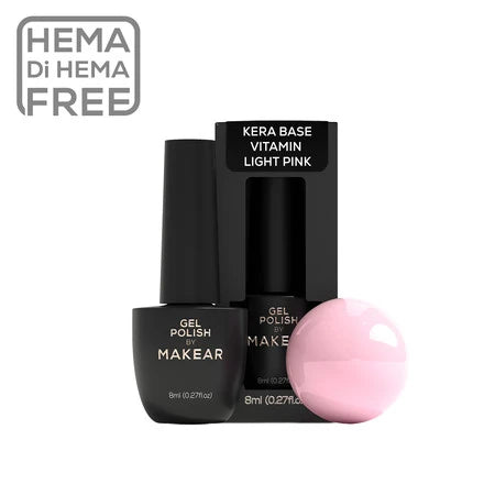 Kera Base Light Pink - Base rinforzante alla cheratina by Makear