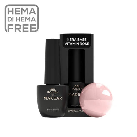Kera Base Rose - Base rinforzante alla cheratina by Makear