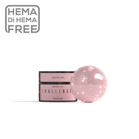 Gel Costruttore ChallenGel HG14 Shimmer Rose by Makear